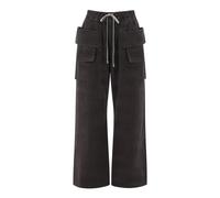 Rick Owens - Creatch Wide Cargo Drawstring - Trousers - Hombre - Negro - M -