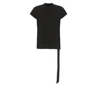 Rick Owens - Cropped Small Level T-Shirt - Tops - Mujer - Negro - S -