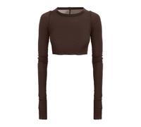 Rick Owens - Cropped Top - Tops - Mujer - Marrón - L -