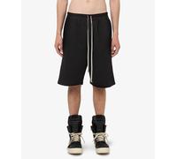Rick Owens DRKSHDW Wide Pusher Sweat Shorts Negro