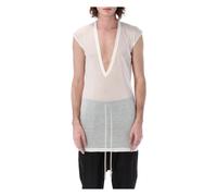 Rick Owens - Dylan T - Tops - Hombre - Blanco - M -