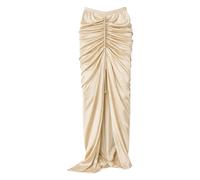 Rick Owens - Falda Maxi Asimétrica Drapeada - Skirts - Mujer - Beige - S -