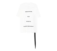 Rick Owens - Jumbo SS T-Shirt - Tops - Mujer - Blanco - M -
