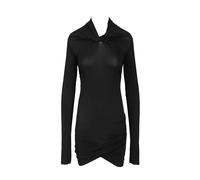 Rick Owens - Mini Vestido Bodycon - Dresses - Mujer - Negro - S -