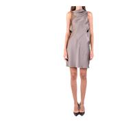 Rick Owens - Mini Vestido Trapecio Casual Gris - Dresses - Mujer - Beige - M -