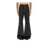 Rick Owens - Pantalones Cargo Relaxed Fit con Cordón Ajustable - Trousers - Hombre - Negro - W32 -