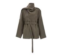 Rick Owens - Scarf Flight Jacket - Jackets - Mujer - Marrón - M -
