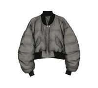 Rick Owens - Secchia Cropped Flight - Jackets - Mujer - Gris - S -