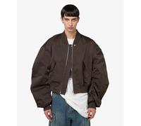 Rick Owens Secchia Flight Padded Bomber Jacket Marrón