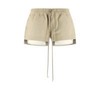 Rick Owens - Shorts en Pelle Fog Boxers - Shorts - Mujer - Beige - S -