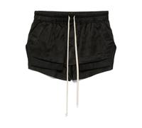 Rick Owens - Shorts Negros de Corte Alto con Cordón - Shorts - Mujer - Negro - M -