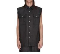 Rick Owens - SL Tommy Jumbo Outershirt - Tops - Hombre - Negro - S -