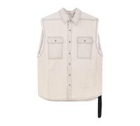Rick Owens - SL Tommy Jumbo Vest - Jackets - Hombre - Blanco - L -