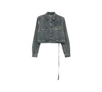 Rick Owens - Sobrecamisa Corta con Mangas de Capa - Jackets - Mujer - Azul - M -