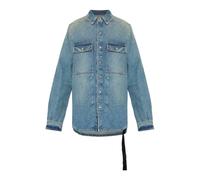 Rick Owens - Sobrecamisa Vaquera - Jackets - Hombre - Azul - XS -