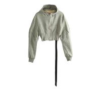 Rick Owens - Sudadera con cremallera Collage Gimp - Sweatshirts & Hoodies - Mujer - Gris - M -
