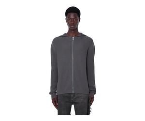 Rick Owens - Sudadera con cremallera de lana - Sweatshirts & Hoodies - Hombre - Gris - L -