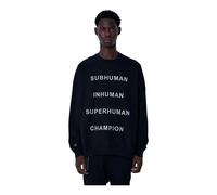 Rick Owens - Sudadera con Estampado de Texto - Sweatshirts & Hoodies - Hombre - Negro - M -