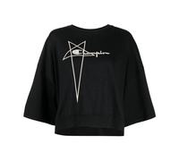 Rick Owens - Tommy Tee Cropped - Tops - Mujer - Negro - M -