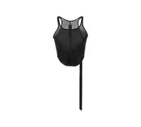 Rick Owens - Top Básico Tipo Tank Corto - Tops - Mujer - Negro - S -