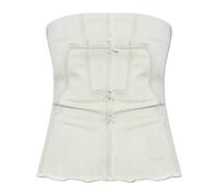 Rick Owens - Top de Denim con Efecto Vintage - Tops - Mujer - Gris - S -