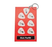 Rick Parfitt - Juego de regalo para guitarra (6 púas, 1 llavero para artista)