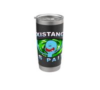 Rick y Morty | Mercancía oficial de la serie animada | WBRMS04 Vaso térmico de acero inoxidable de doble pared