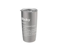 Ricky Definición de nombre Diccionario divertido Vaso térmico de acero inoxidable de doble pared