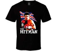 Ricky Hatton Hitman Boxing Unisex 100% Cotton Short-Sleeve T-Shirts Black XXL