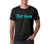 Ricky Martin - Camiseta Manga Corta (Negro, S)