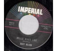 RICKY NELSON - TRAVELIN' MAN/HELLO MARY LOU 7 INCH (7" VINYL 45) US IMPERIAL