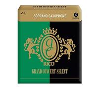 Rico 2.5 Strength Grand Concert Select Reeds for Soprano Sax (Pack of 10)