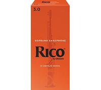 Rico 3.0 Strength Reeds for Soprano Sax (Pack of 25)