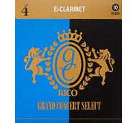 Rico 4.0 Strength Grand Concert Select Reeds for Eb Clarinet (Pack of 10)