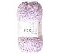 Rico Baby Cotton Soft dk Color 73 - Ovillo de lana suave para bebé, mezcla de algodón para tejer y ganchillo