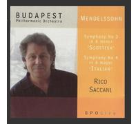 Rico Budapest Po - Mendelssohn: Symphonies 3 & 4 [Import]