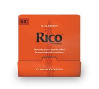 Rico by D'Addario Bb Clarinet Reeds, #3.0, 25-Count Single Reeds