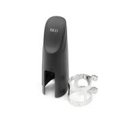 Rico Nickel Plated Ligature and Cap for Baritone Sax