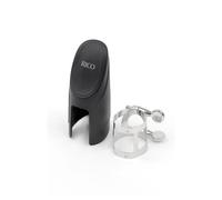 Rico Nickel Plated Ligature and Cap for Soprano Sax