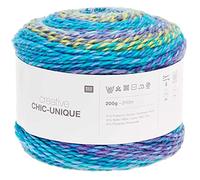 Rico Creative Chic-Unique #12 - Ovillo de lana para ganchillo o punto, color degradado