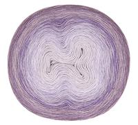 Rico Design Creative Cotton D?grad? Lucky 8 - Hilo de mezcla de algod?n degradado, 1 ovillo = 1 pa?o, 200 g, 800 m (16 lila)