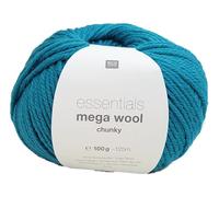 Rico Design Essentials Mega Wool Chunky, 100 g Turquesa