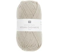 Rico Design Essentials Vegan Cashmere Aran - Ovillo de lana para tejer, 100% poliamida, 50 g (02 beige)
