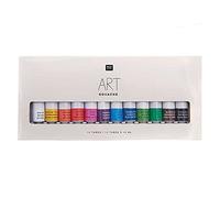 Rico Design Estuche de Pintura Gouache - Colores básicos - 12 x 12 ml