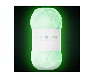 Rico Design - Ovillo de algodón fosforescente para Amigurumi RICORUMI Glow in The Dark 25 GR