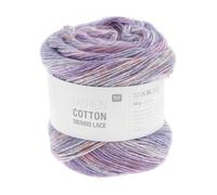 Rico Design - Ovillo de algodón y lana de moda de algodón Merino Lace