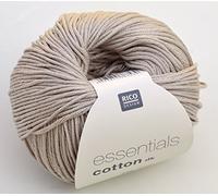 Rico diseño Essentials Ganchillo de algodón, Color Beige