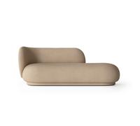 Ferm Living Chaiselongue Diván Rico izquierda Brushed sand