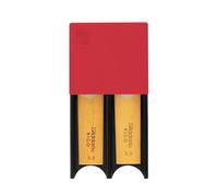 Rico DRGRD4TBRD Woodwinds Baritone/Tenor Saxophone Reed Guard - Red, Large