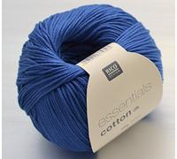 Rico Essentials algodón Tejido doble - azul cobalto 32